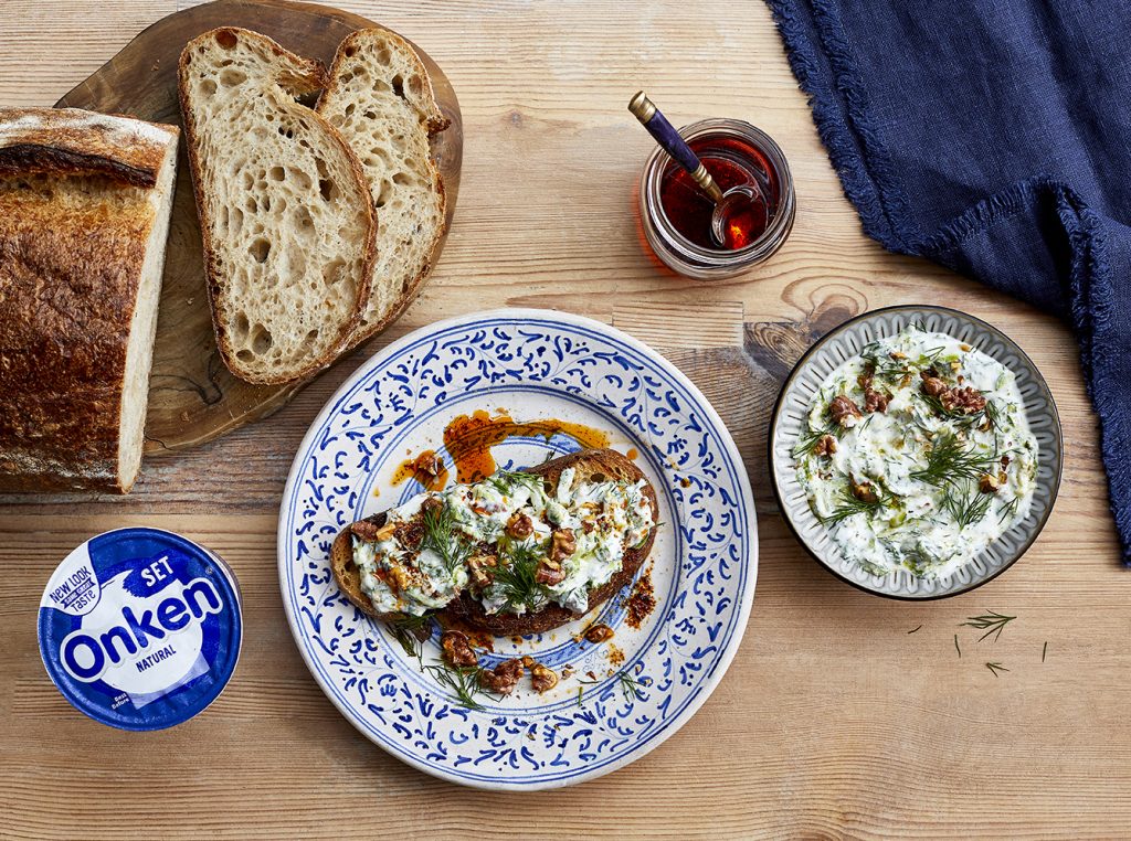 Courgette and Walnut Mezze